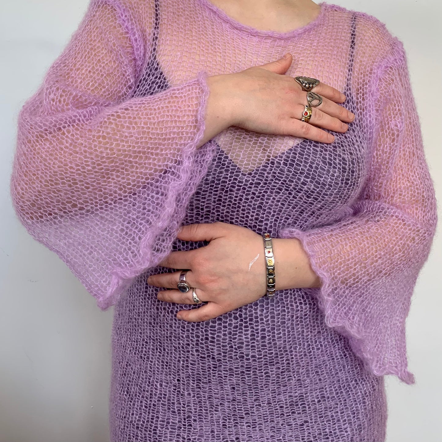 MOHAIR DRESS - PINK