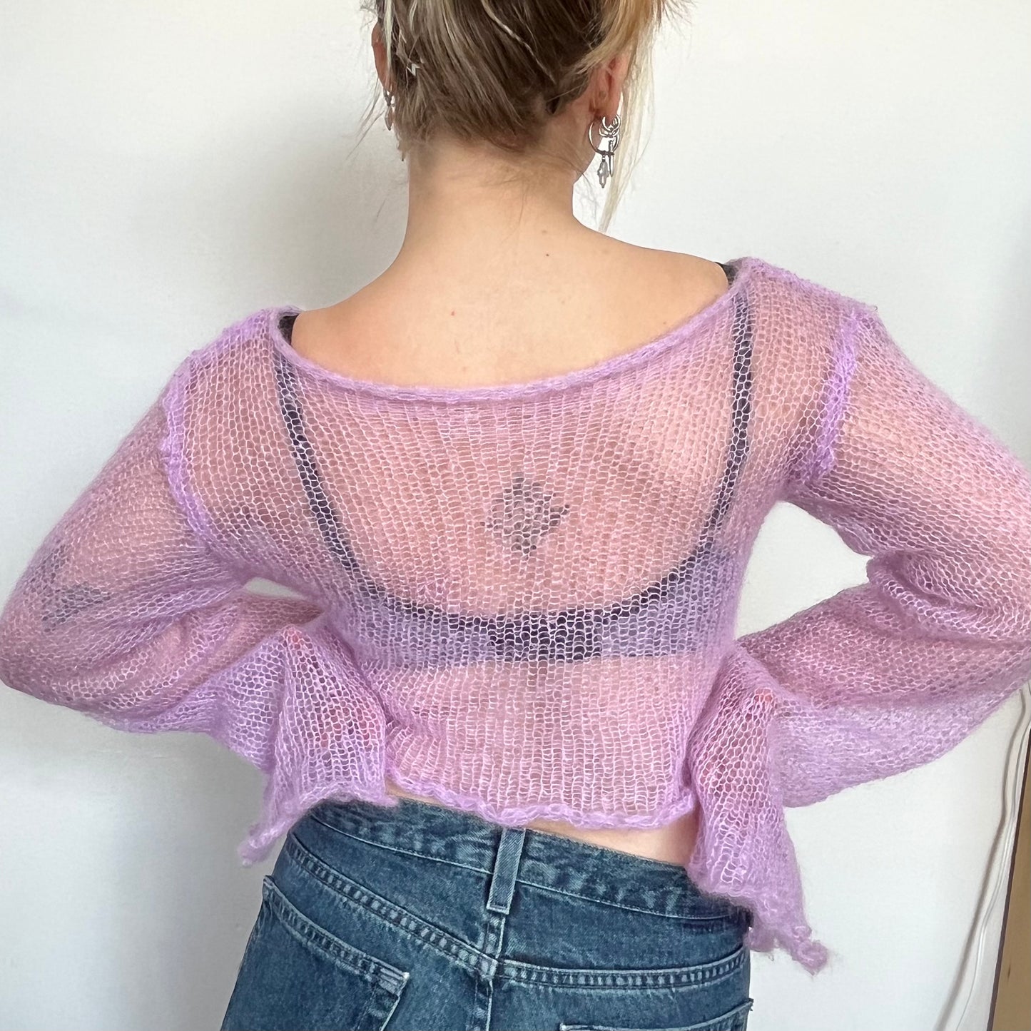MOHAIR LONG SLEEVE - PINK