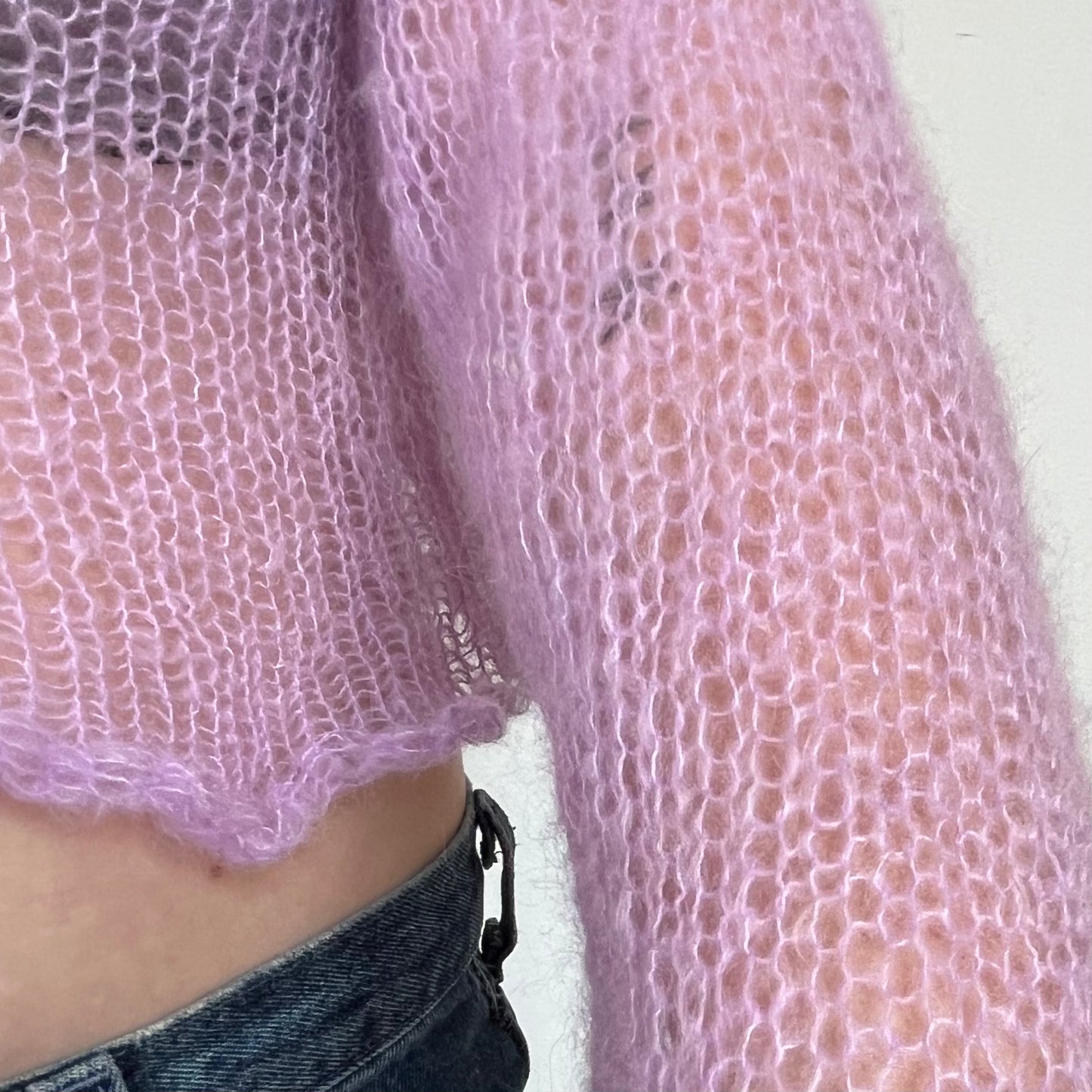 MOHAIR LONG SLEEVE - PINK