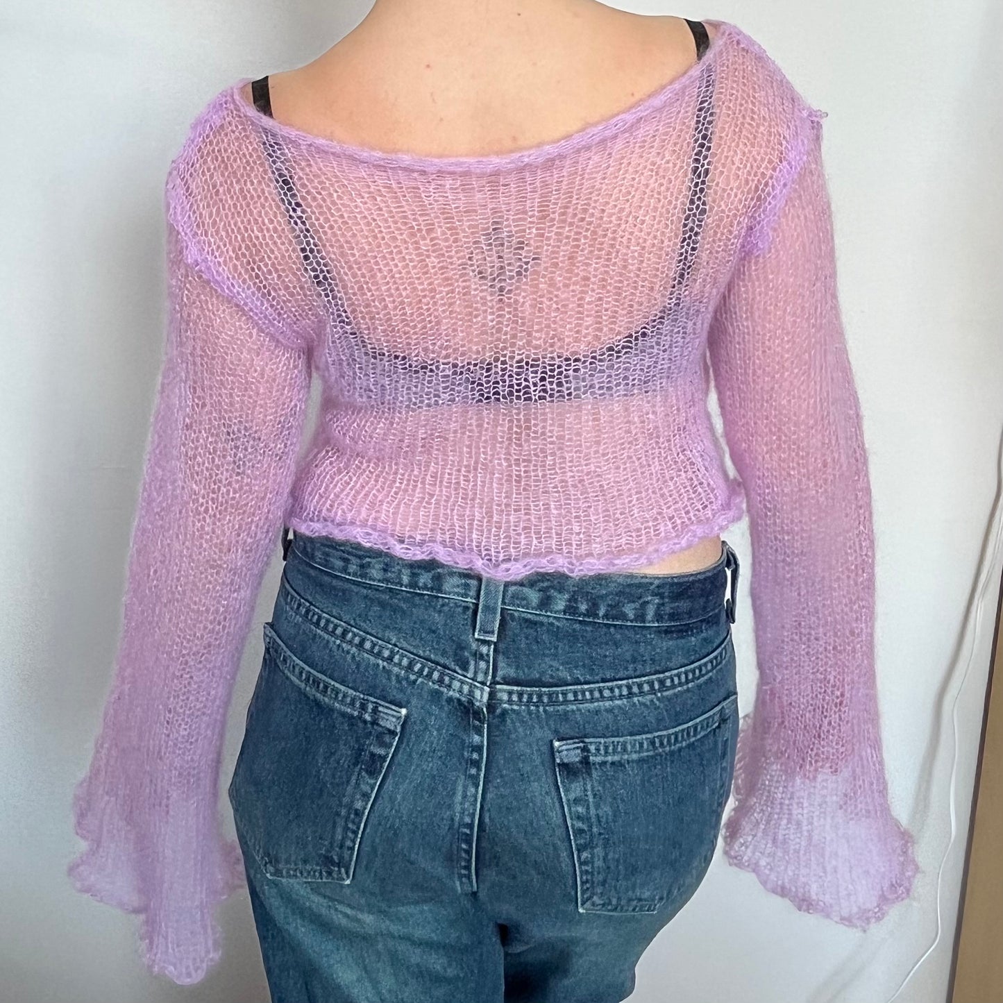 MOHAIR LONG SLEEVE - PINK