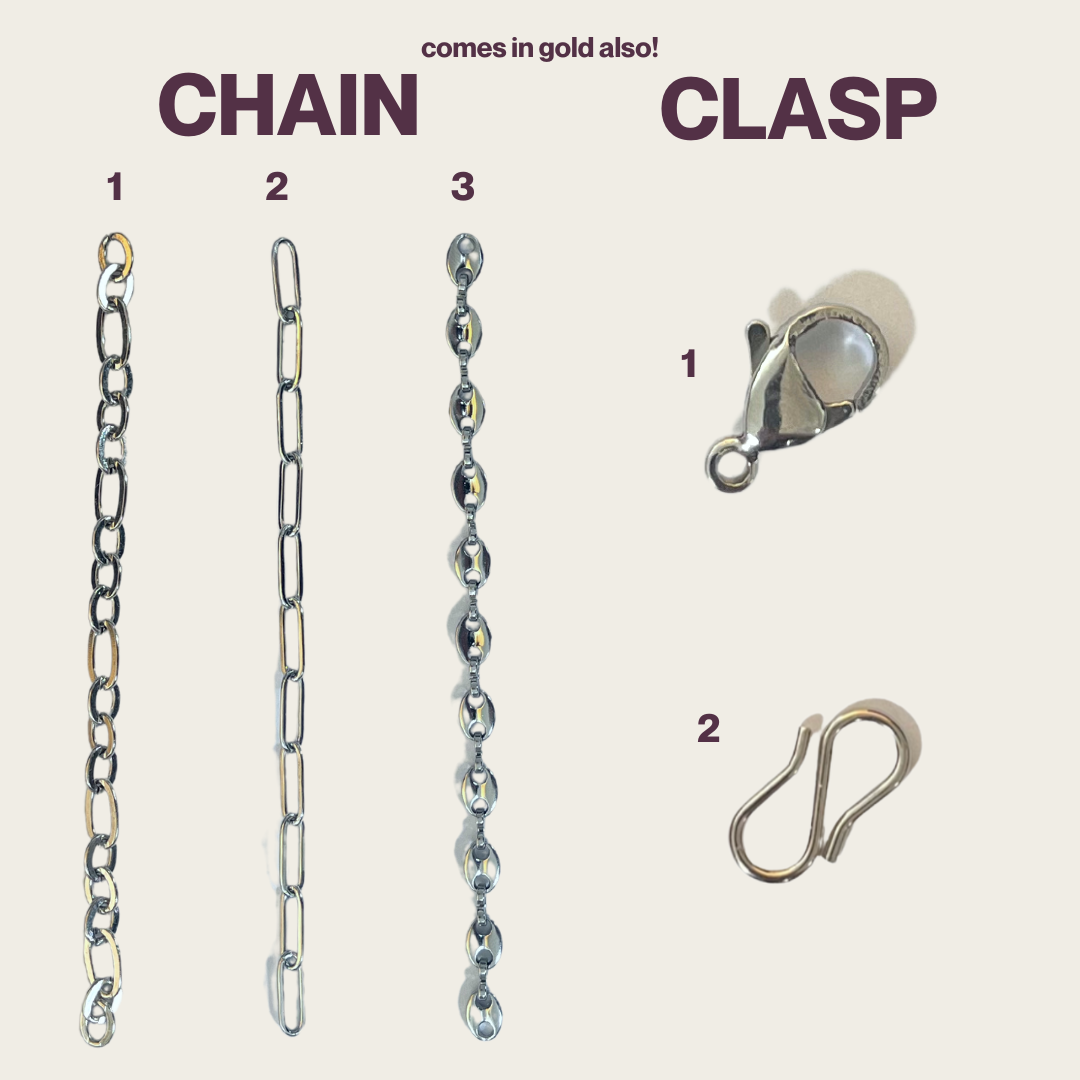 GUMMY HEART ROSARY NECKLACE - CUSTOMIZABLE