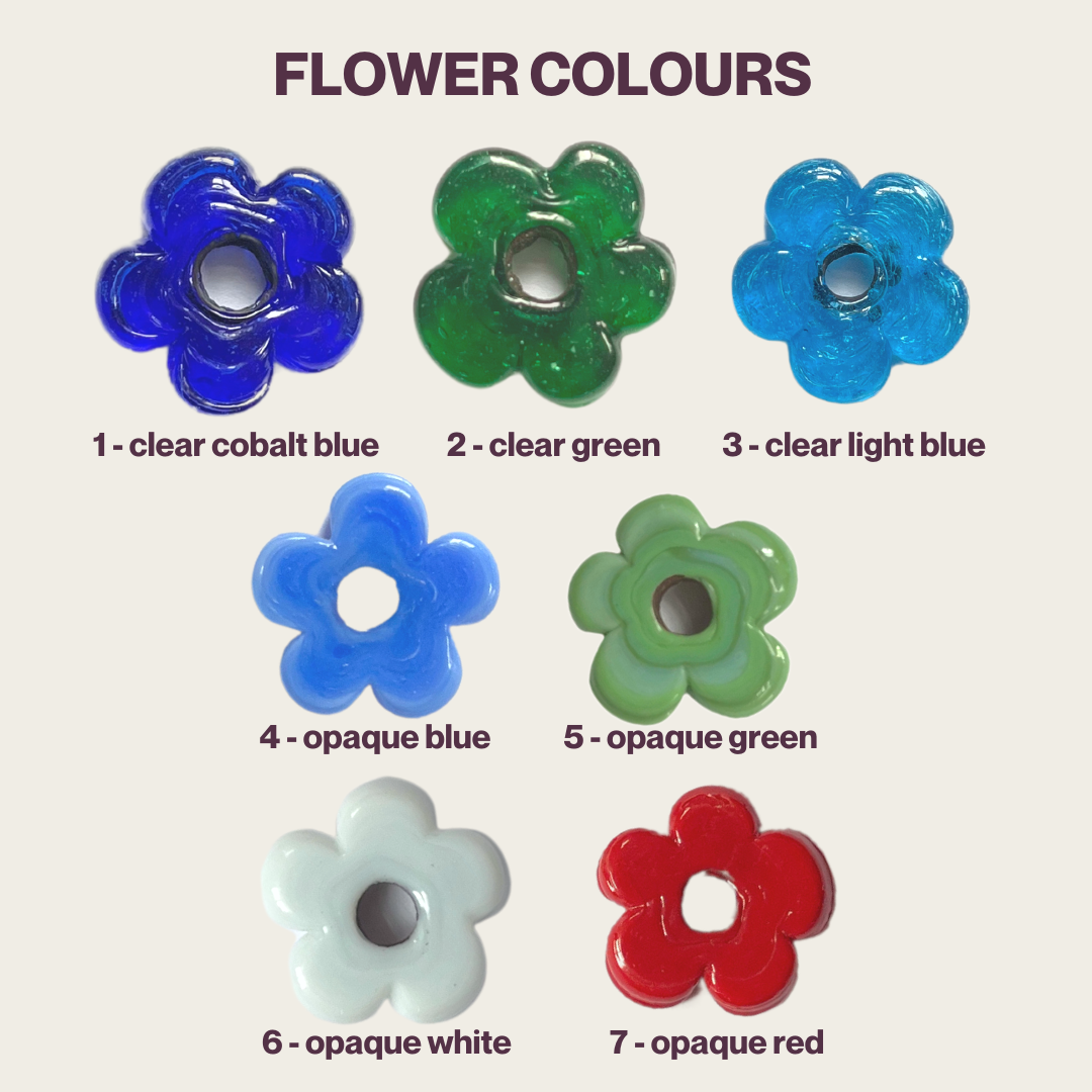 KNIT FLOWER PENDANT STRAP - CUSTOMIZABLE