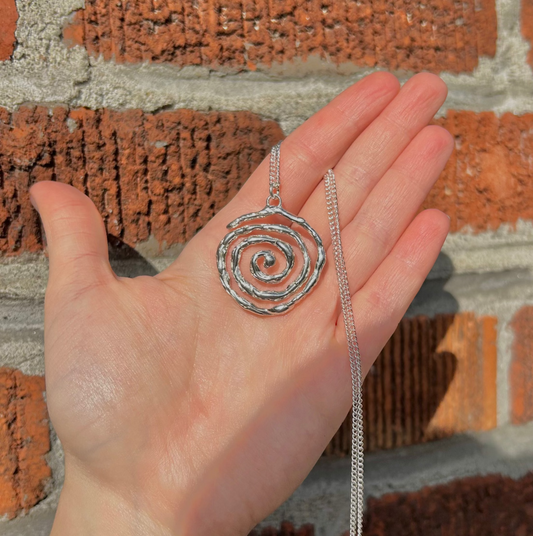SPIRAL PENDANT - STERLING SILVER