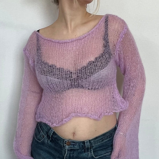 MOHAIR LONG SLEEVE - PINK