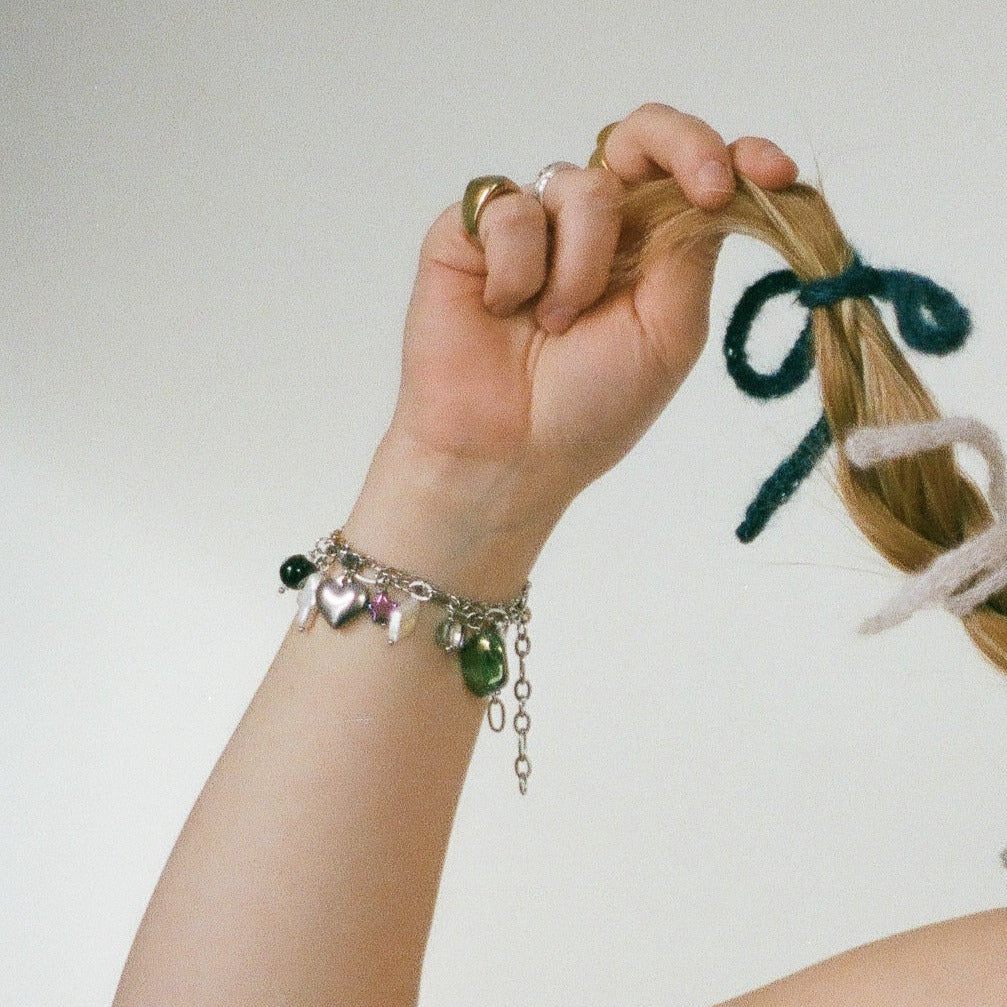 Crochet Evil Eye Charm | Handcrafted Keychain & Bag Charm | Pastiche by AK